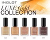 Золотистый лак Inglot