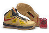 King James Air Max LeBron 10(X) Metallic-Gold/Black Men Size Sneakers