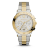 Michael Kors Wyatt Silver And Gold-Tone Stainless Steel Watch