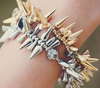 Renegade Crystal Cluster Spike Stretch Bracelet