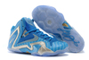 "Blue 3M" with Color Icy Metallic Luster and Blue Mens Basketball Sneakers King LeBron James 11 XI Elite