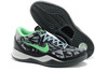 Flash Lime with Grey Black White Mens "Graffiti" Nike Zoom Kobe 8 Athletic Shoes