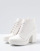 Bershka canvas ankle boots