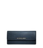 MICHAEL  KORS  Jet Set Travel Slim Saffiano Leather Wallet