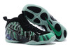 Green with Black Colors Men Size Nike Air Foamposite Pro Basketball Shoes - Matrix