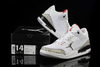 Nike Air Jordan 3 Retro III (White And Cement Grey And Fire Red) Big Size 14/15/16 Sports Sneakers