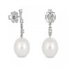 TOUS Diamond and Pearl Earrings