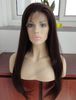 Full Lace Cap 100% European Remy Human Hair Silky Straight Wig