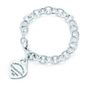 Heart Tag Charm Bracelet