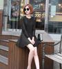 Vogue Lady Round Neck Dress Black