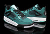 Female Style 2015 New Jordan 4 Retro Shoes "Teal" Nike Brand Teal Green/White/Black Sneaker for Lady