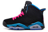 Air Jordan Retro 6 "South Beach" Sports Shoes in Colorway Blue Pink White Black for Women