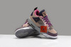 Female LV "Don" Colorway Air Jordan Retro 4 IV Brown/Purple/Grey Nike Sports Footwear