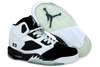 Black/White Michael Jordan Retro 5 Women Size Shoes