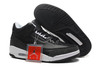 2014 New Jordan Retro 3 III Black Flip White Mens Sneakers