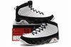 Retro 9 Big Size White & Black Jordan Shoes