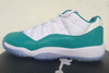 Nike Air Jordan Retro 11 Low Black/White-Volt Ice-Turbo Green Colorway Ladies Sneakers