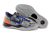 Kobe VIII (8) Grey Blue Purple Orange Mens Kobe Bryant Basketball Shoes