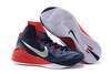 Nike Mens Zoom Hyperdunk 2014 Dark Blue and Red Basketball Shoe