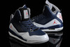 Men Size High Flight 45 Jordan Brand Sneaker in Blue/White and Black Color