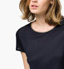 dark blue T-shirt