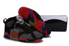 AJ Shoes: Retro Jordan 7 Suede Sport Shoes: Black - Grey - Red - Purple (Female)