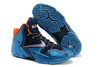 Cheap Sale Mens Air LeBron 11 Royal Blue Orange Athletic Sneakers Online