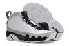 Air Retro 9 Jordan Brand "Birmingham Barons" Female Style Athletic Sneakers - White/Grey/Black