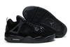 Retro Air Jordan 4(IV) All Black Suede Basketball Footwear