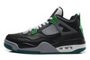 Mens Nike "Oregon Ducks" Shoes Grey/White/Black/Metallic Oregon Green Air Jordan IV Retro