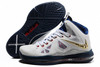 Air Max Lebron X USA Sport Pack (plus) Metallic Gold/White/Blue Mens Shoes