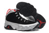 Air Jordan 9 "Johnny Kilroy" Womens Black/Silver/Gym Red Shoes