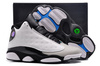 Michael Mens Jordan 13 Retro Barons New Color-White Tropical Teal Black Wolf Grey