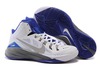 Nike Hyperdunk 2014 White/Grey/Royal Blue Mens Athletic Sneakers