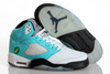 Air Nike Brand Michael Shoes with Blue Black and White Color Retro 5 Cool Summer Love Jordan Shoes for Women