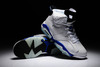 Michael Air Jordan 6 Basketball Shoes with Blue-Black and White- "Sport Blue" Men Size Online Sale