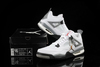 White/Black & Tech Grey Air Jordan 4 Size 14/15/16 Mens Athletic Sneakers