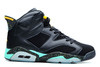 Air Jordan 6 World Cup 2014 Green Mint with Black and Brazil Yellow Colorway Sports Shoes for Lady