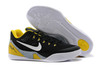 Elephant Print Grey with Black/Yellow/White Colorway "Away" Mens Low-Top Zoom Kobe 9 EM Basketball Training Shoes