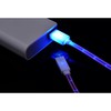 Кабель USB-Micro USB с динамической LED подсветкой 1m