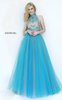 Beads Turquoise 11211 Sherri Hill Evening Gown Tulle Hot