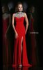 Backless Sherri Hill Red Prom Dress Beads 21355 Elegant