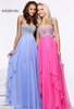 Sherri Hill 3862 Strapless Long Chiffon Prom Dress Online Sale 2015