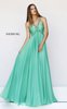 Green Sequins Prom Dress By Sherri Hill 11072 2015