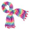 rainbow leopard scarf