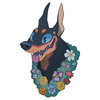 Doberman sticker