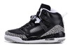 Jordan Retro 3.5 "Oreo" Black/White/Grey with Elephant Print Men