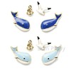 Cерьги 'Кит, чайка, якорь'/ Cartoon Earrings 'Whale, Seagull,  Anchor'