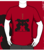 red gaming t-shirt