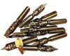 Set of 10 Leonardt Round Hand Nibs and Reservoir